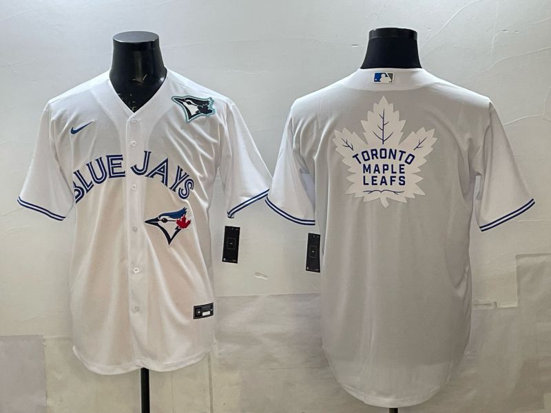 Men 2025 Toronto Blue Jays Blank White Game Nike MLB Jersey style 014->toronto blue jays->MLB Jersey